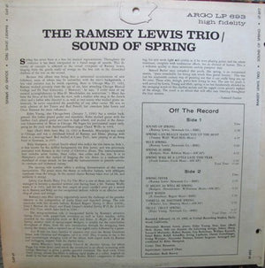 The Ramsey Lewis Trio - The Sound Of Spring
