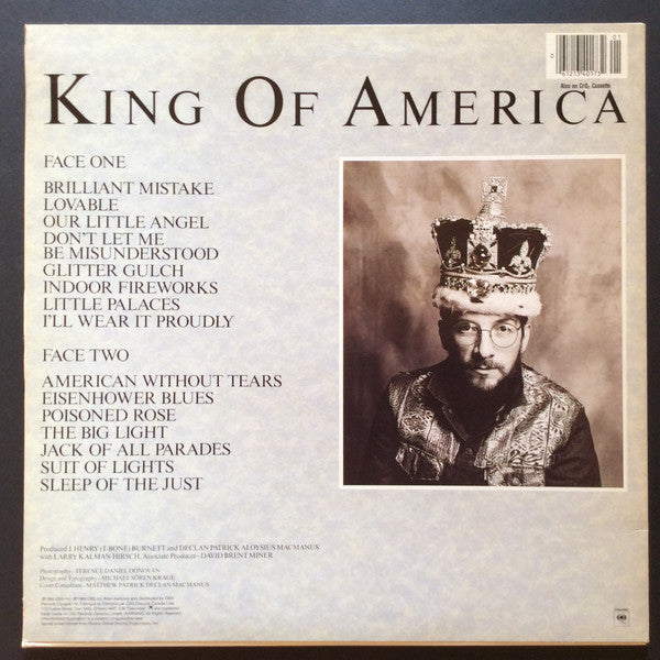 Costello Show, The Featuring Attractions, The And Confederates, The - King Of America - 1986