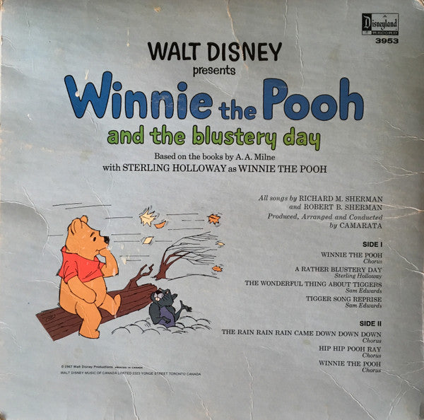 Sterling Holloway - Winnie The Pooh And The Blustery Day - 1973