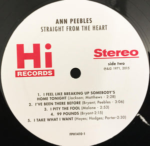 Ann Peebles - Straight From The Heart - 2015
