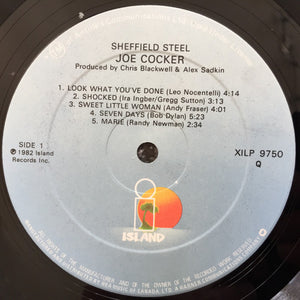 Joe Cocker - Sheffield Steel - 1982