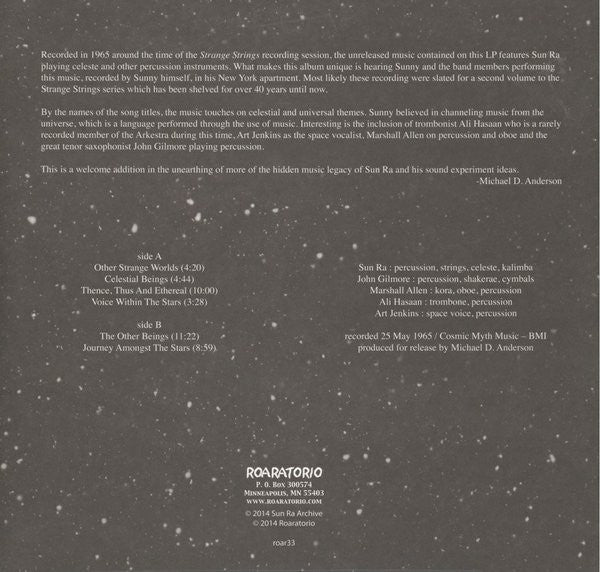 The Sun Ra Arkestra - Other Strange Worlds