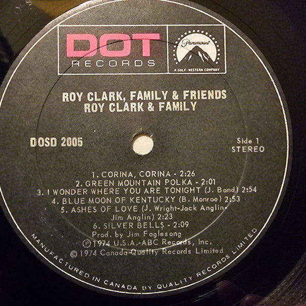 Roy Clark - Family & Friends - 1974