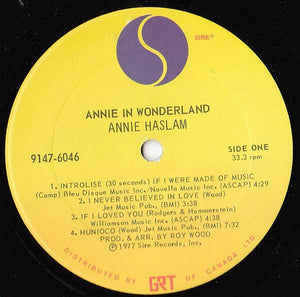 Annie Haslam - Annie In Wonderland - 1977
