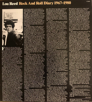 Lou Reed - Rock And Roll Diary 1967-1980 - 1980