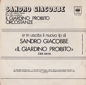 Sandro Giacobbe - Il Giardino Proibito