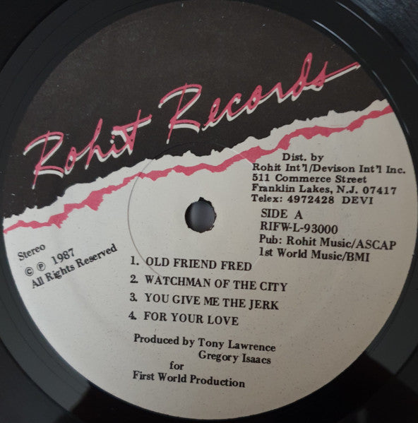 Gregory Isaacs - Watchman Of The City