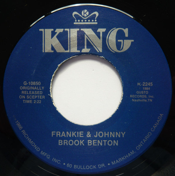 Brook Benton - Frankie & Johnny -