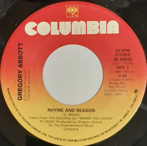 Gregory Abbott - I Got The Feelin' (It's Over) - 1986