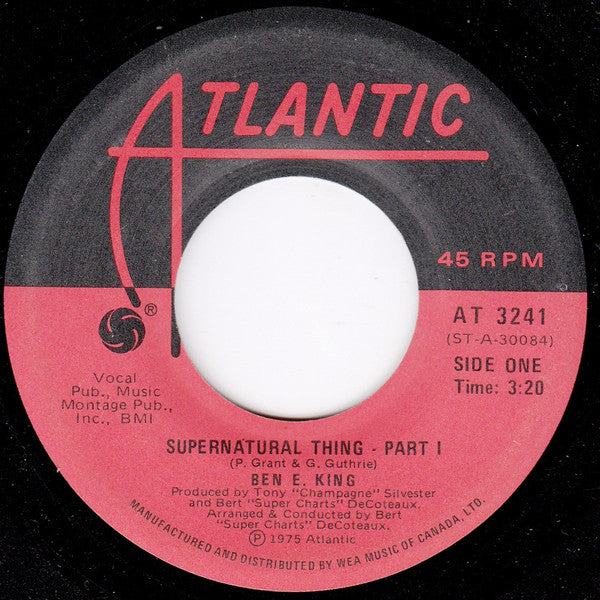 Ben E. King - Supernatural Thing - 1975
