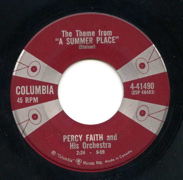 Percy Faith & His Orchestra - The Theme From "A Summer Place" / Go-Go-Po-Go - 1959