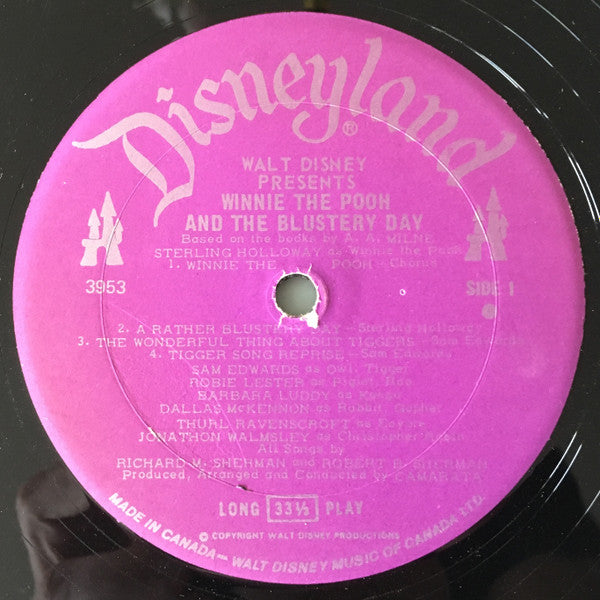 Sterling Holloway - Winnie The Pooh And The Blustery Day - 1973