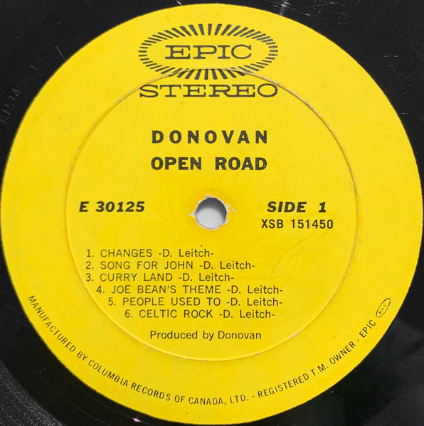 Donovan - Open Road