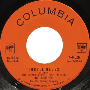 Big Brother & The Holding Company - Piece Of My Heart / Turtle Blues - 1968
