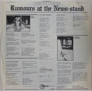Keith McKie - Rumours At The News-stand - 1981