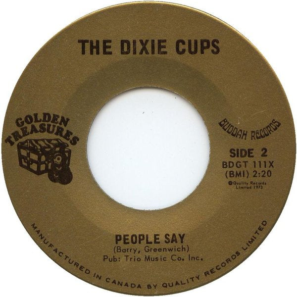 Dixie Cups, The - Chapel Of Love - 1973
