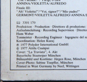 Giuseppe Verdi - Ileana Cotrubas • Placido Domingo • Sherrill Milnes, Bayerisches Staatsorchester, Carlos Kleiber - La Traviata (Querschnitt=Highlights=Brani Scelti) -