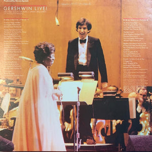 Michael Tilson Thomas, Sarah Vaughan, Los Angeles Philharmonic Orchestra - Gershwin Live! - 1982