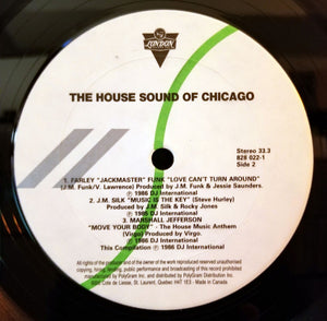 Various - The House Sound Of Chicago - 1986