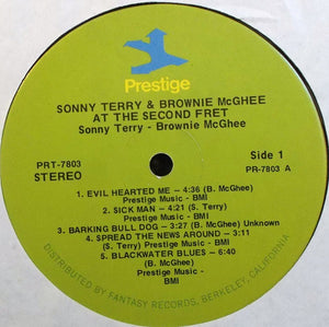 Sonny Terry & Brownie McGhee - Brownie McGhee & Sonny Terry At The 2nd Fret -