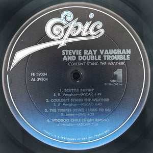 Stevie Ray Vaughan & Double Trouble - Couldn't Stand The Weather - 1984