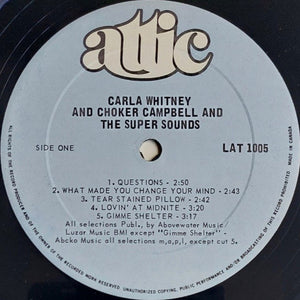 Carla Whitney, Choker Campbell & The Super Sounds - Carla Whitney - 1975