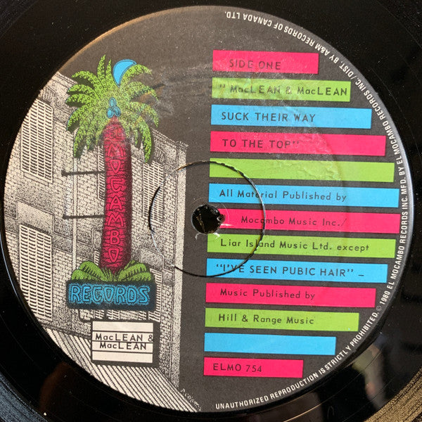 Maclean And Maclean - Suck Their Way To The Top / Take The 'O' Out Of Country