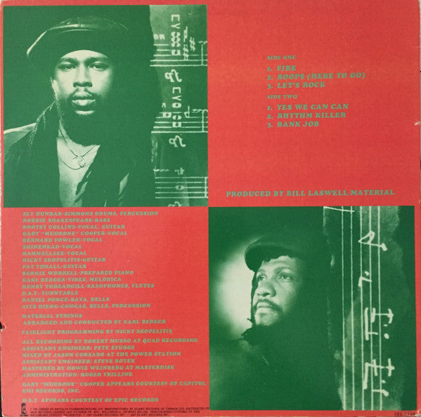Sly & Robbie - Rhythm Killers - 1987