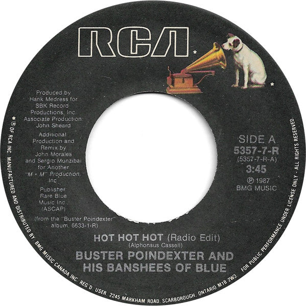 Buster Poindexter And His Banshees Of Blue - Hot Hot Hot - 1987
