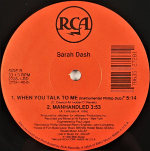 Sarah Dash - When You Talk To Me