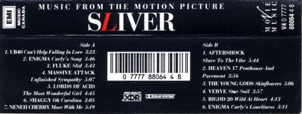 Various - Sliver (Music From The Motion Picture) - 1993