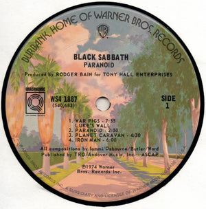 Black Sabbath - Paranoid - 1974