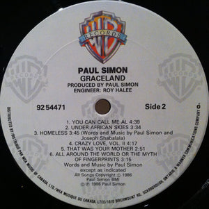 Paul Simon - Graceland - 1986