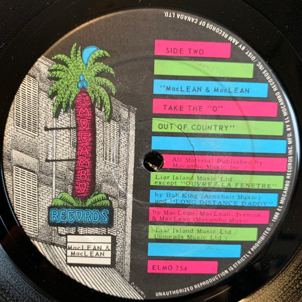 Maclean And Maclean - Suck Their Way To The Top / Take The 'O' Out Of Country