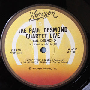 The Paul Desmond Quartet - Live