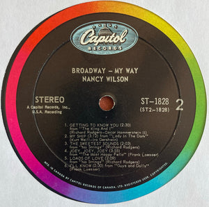 Nancy Wilson - Broadway - My Way - 1963