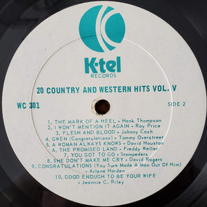 Various - 20 Country & Western Hits Vol. 5