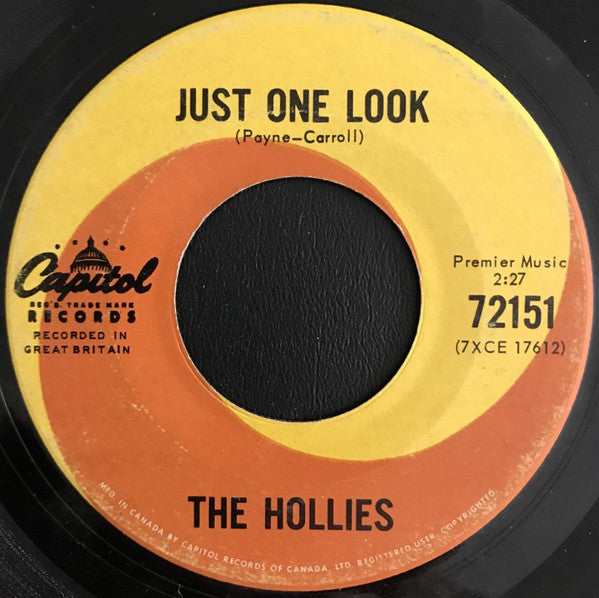 The Hollies - Just One Look