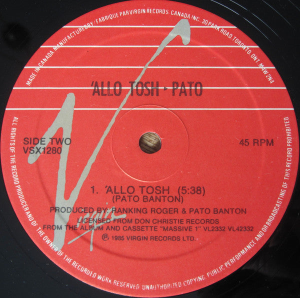 Tyrone Taylor - Cottage In Negril / 'Allo Tosh