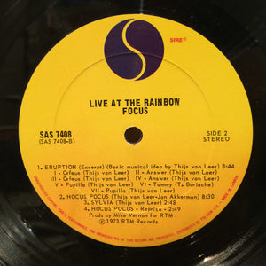 Focus - Live At The Rainbow - 1973