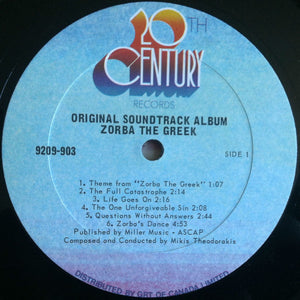 Mikis Theodorakis - Zorba The Greek (Original Soundtrack)