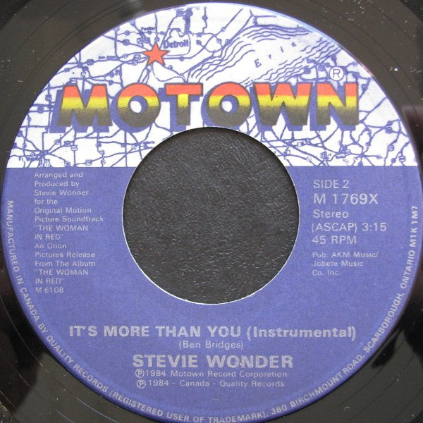 Stevie Wonder - Love Light In Flight - 1984