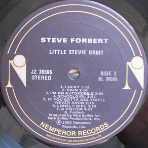 Steve Forbert - Little Stevie Orbit - 1980