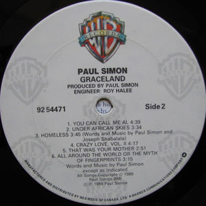 Paul Simon - Graceland - 1986