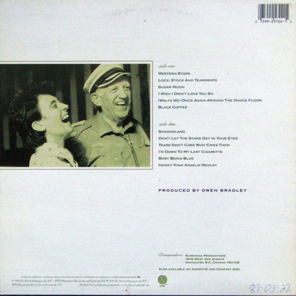 k.d. lang - Shadowland (The Owen Bradley Sessions)