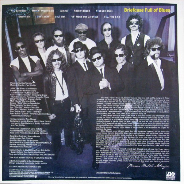 Blues Brothers, The - Briefcase Full Of Blues - 1978