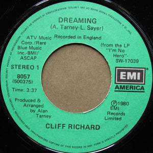 Cliff Richard - Dreaming / Dynamite - 1980