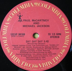 Paul McCartney And Michael Jackson - Say Say Say - 1983