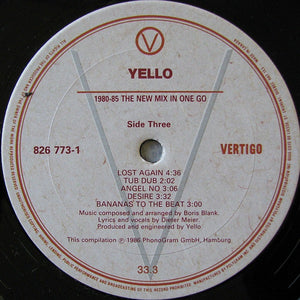 Yello - 1980 - 1985 The New Mix In One Go