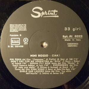 Nini Rosso - Ciak
